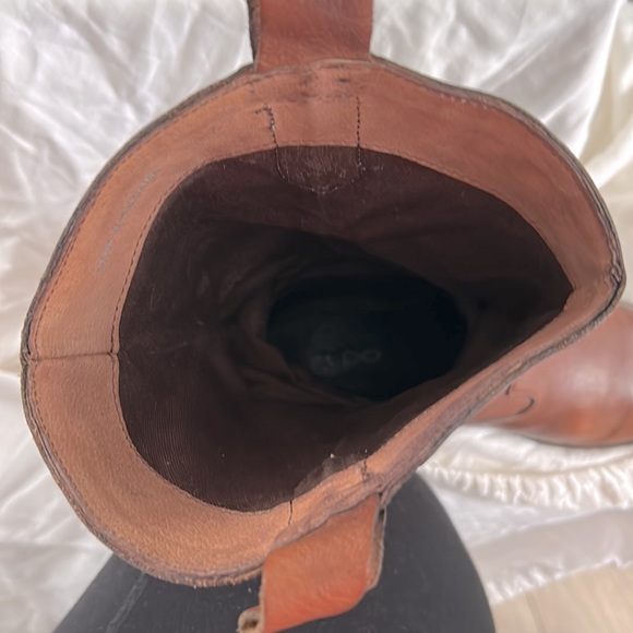 Western boot, for ladies, made in Bolivia. Brown leather size 9. - Picture 3 of 8